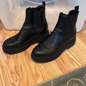 Mark Fisher Black Leather Ankle Boots
